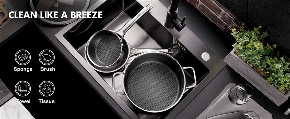 Non Stick Hexclad factory Non Stick Hexclad factory